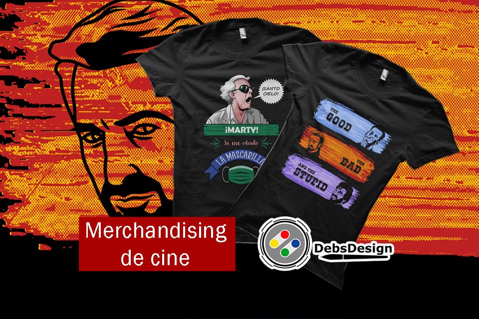 Merchandising y camisetas de cine y películas de culto